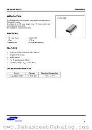 S1A0429A01-S0B0 datasheet pdf Samsung Electronic