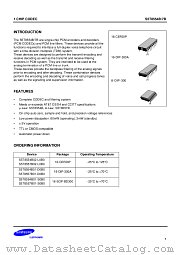 S5T8557B01-D0B0 datasheet pdf Samsung Electronic