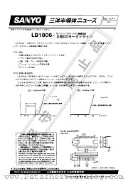 LB1806 datasheet pdf SANYO