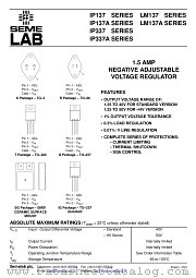 LM137AHV-220M-ISO datasheet pdf SemeLAB