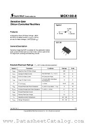 MCK100-8 datasheet pdf SemiWell Semiconductor