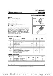 SFH054 datasheet pdf SemiWell Semiconductor