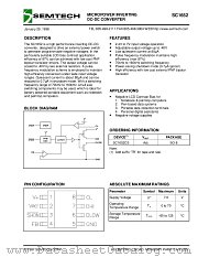 SC1652CSTR datasheet pdf Semtech