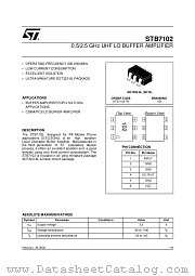 102 datasheet pdf SGS Thomson Microelectronics