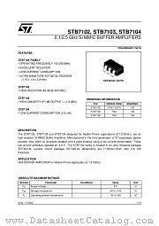 104 datasheet pdf SGS Thomson Microelectronics