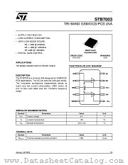 7003 datasheet pdf SGS Thomson Microelectronics