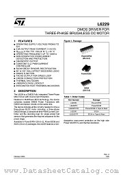 L6229PD datasheet pdf SGS Thomson Microelectronics