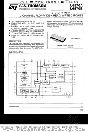 L6570A datasheet pdf SGS Thomson Microelectronics