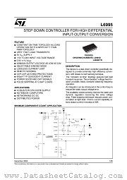 L6995D datasheet pdf SGS Thomson Microelectronics