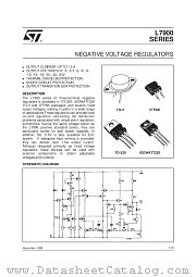 L7900 datasheet pdf SGS Thomson Microelectronics