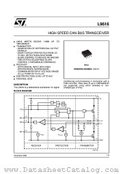 L9616 datasheet pdf SGS Thomson Microelectronics