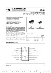 LS404I datasheet pdf SGS Thomson Microelectronics