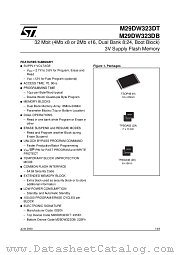 M29DW323DB70ZA1 datasheet pdf SGS Thomson Microelectronics