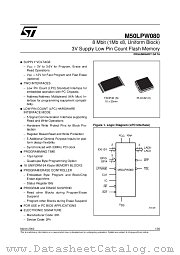 M50LPW080N1T datasheet pdf SGS Thomson Microelectronics