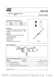 PKC136 datasheet pdf SGS Thomson Microelectronics