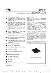 ST70137 datasheet pdf SGS Thomson Microelectronics