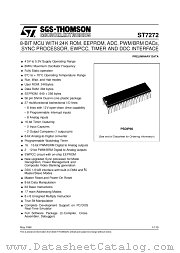 ST7272N5B1 datasheet pdf SGS Thomson Microelectronics