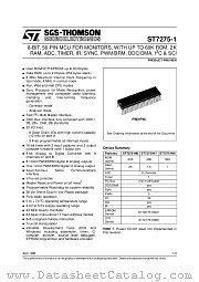 ST72T751N9B1 datasheet pdf SGS Thomson Microelectronics