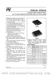 ST90T158M9LVT1 datasheet pdf SGS Thomson Microelectronics