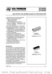 STV9423 datasheet pdf SGS Thomson Microelectronics
