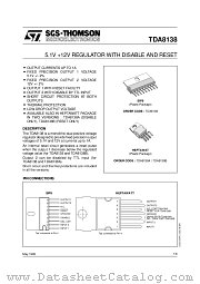 TDA8138A datasheet pdf SGS Thomson Microelectronics