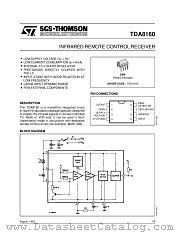 TDA8160 datasheet pdf SGS Thomson Microelectronics