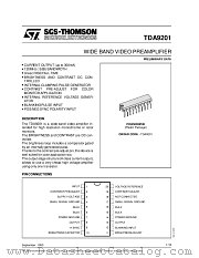 TDA9201 datasheet pdf SGS Thomson Microelectronics
