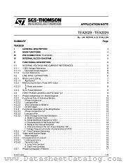 TEA2029C datasheet pdf SGS Thomson Microelectronics