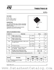 TN815-400B datasheet pdf SGS Thomson Microelectronics