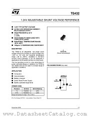 TS432 datasheet pdf SGS Thomson Microelectronics