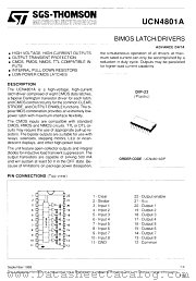 UCN4801ADP datasheet pdf SGS Thomson Microelectronics