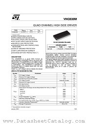 VNQ830M13TR datasheet pdf SGS Thomson Microelectronics
