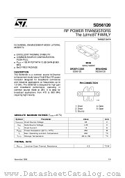 XSD56120 datasheet pdf SGS Thomson Microelectronics