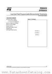ZPSD503B1-C-90LI datasheet pdf SGS Thomson Microelectronics