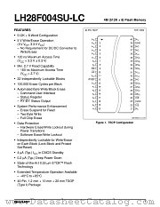 LH28F004SUT-LC12 datasheet pdf SHARP
