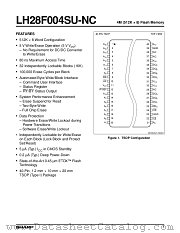 LH28F004SUT-NC80 datasheet pdf SHARP
