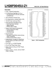 LH28F004SUT-Z1 datasheet pdf SHARP