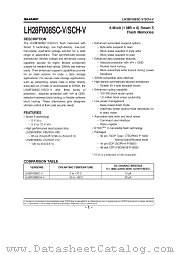 LH28F008SCN-V12 datasheet pdf SHARP