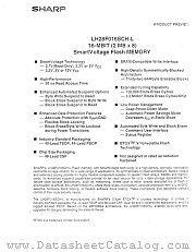 LH28F016SCHB-L170 datasheet pdf SHARP