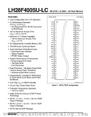LH28F400SUHT-LC15 datasheet pdf SHARP