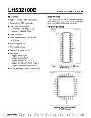 LH532100BU datasheet pdf SHARP