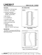 LH53517TR datasheet pdf SHARP