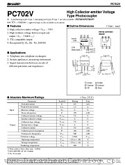 PC702V7 datasheet pdf SHARP