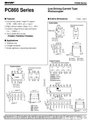 PC866Q datasheet pdf SHARP