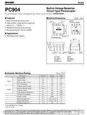 PC904A datasheet pdf SHARP