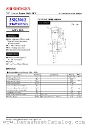 2SK3012 datasheet pdf Shindengen