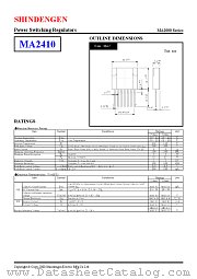 MA2410 datasheet pdf Shindengen