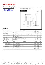 MA2830 datasheet pdf Shindengen