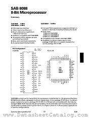 SAB8088P datasheet pdf Siemens