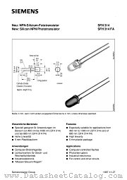 SFH314-3 datasheet pdf Siemens